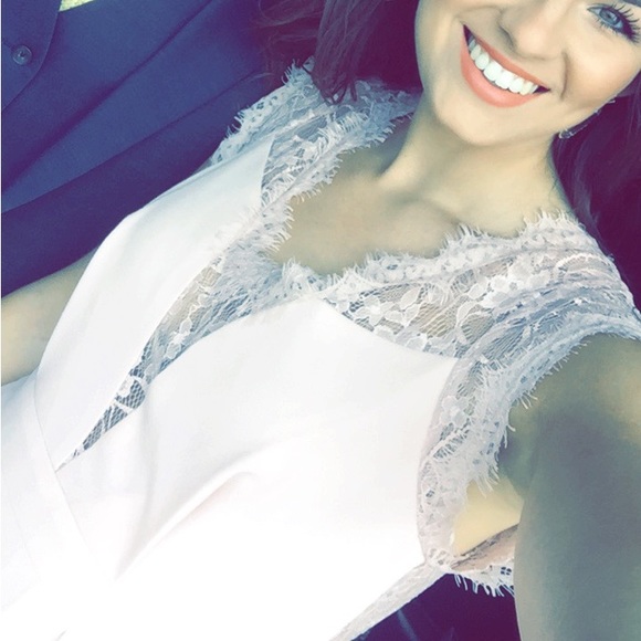 BCBG Generation Pink Rose lace dress with pockets! - Picture 5 of 5